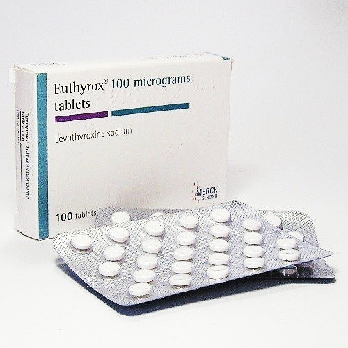 Euthyrox 100 Mcg Levothyroxine 50 Tablets